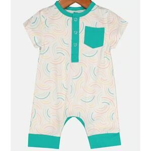 Lark Adventurewear Bamboo Baby Rainbow Romper Size 18 Months